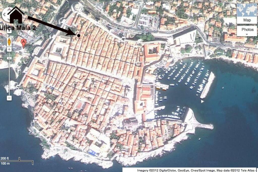 1-Bdrm With Terrace In The Old Town Apartman Dubrovnik Kültér fotó